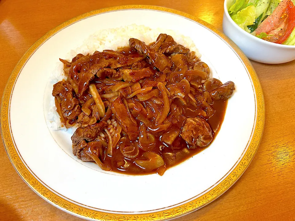 Snapdishの料理写真:ハヤシライス🍛|みほままこさん