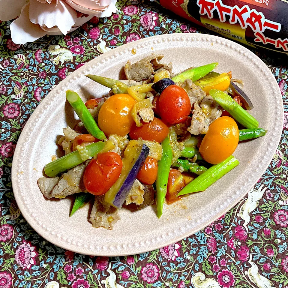 牛肉のミニトマト炒め🌻|ringonamaさん