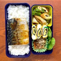 Snapdishの料理写真:夏休み弁当| 信玄餅110さん