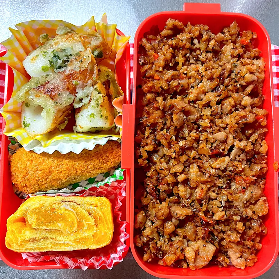 鶏そぼろ弁当|あおのりさん