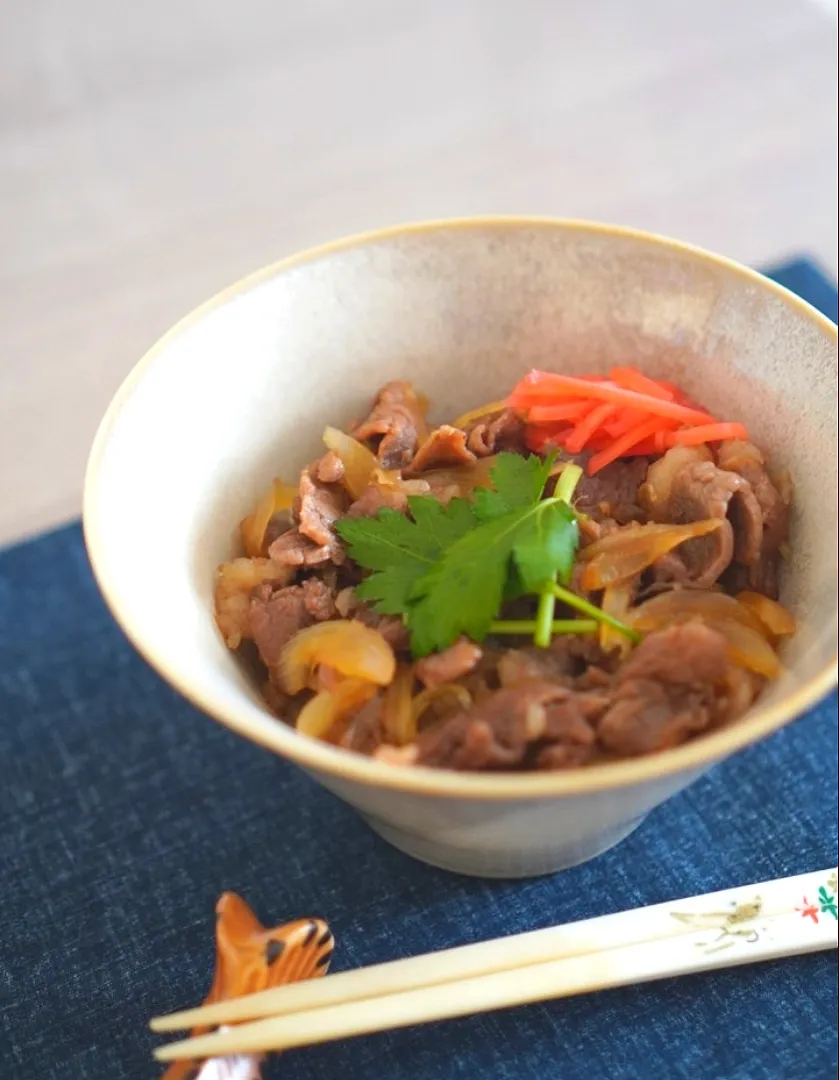 Snapdishの料理写真:牛丼|わーちゃんさん