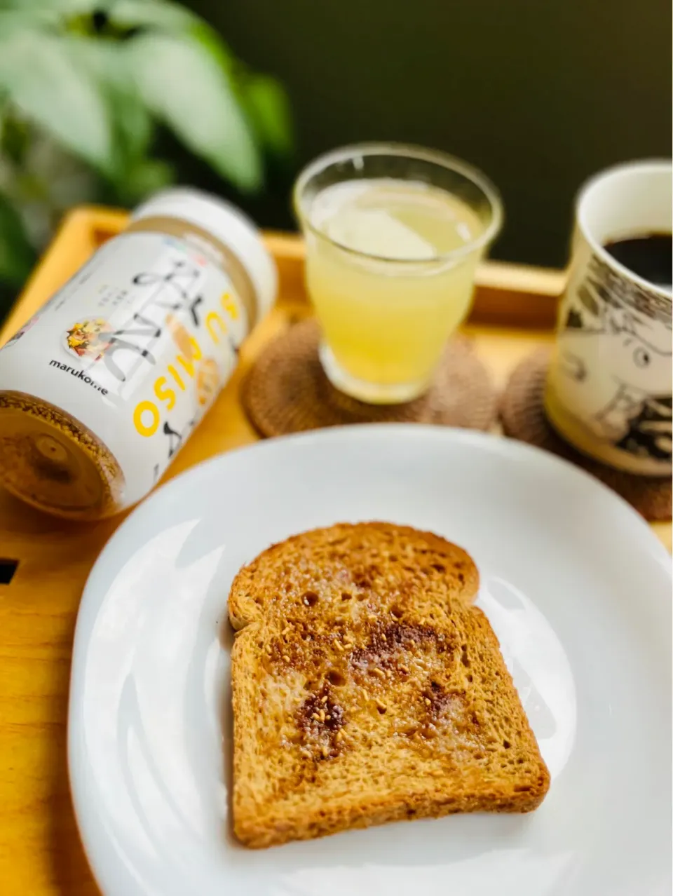 シナモンハニーバタートーストのつぶみそかけ🍞Sprinkle Dried Miso Granules over Cinnamon Honey Butter Toast|アッコちゃん✨さん