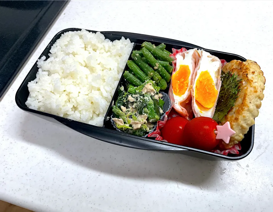 8/27 旦那弁当⁂大葉豆腐バーグ弁当|ゆさん