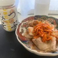 Snapdishの料理写真:つぶみそ豚バラ肉みそ煮|まゆさん