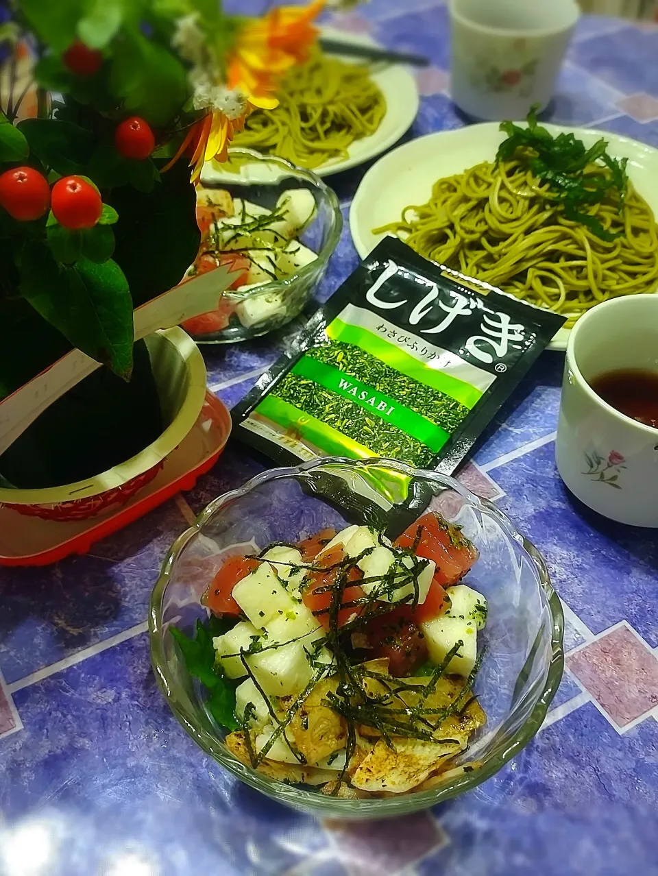 おかちさんの料理 まぐろと長芋のこれうましげき和え🐟|みったんさん