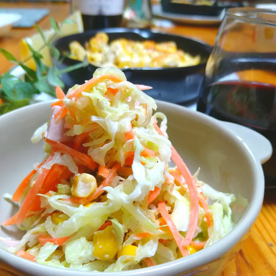 キャベツ消費にコールスロー🤭|とまと🍅さん