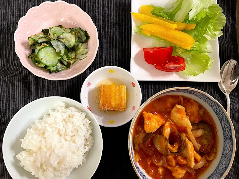 鶏肉がメインのお夕飯|みーぬさん