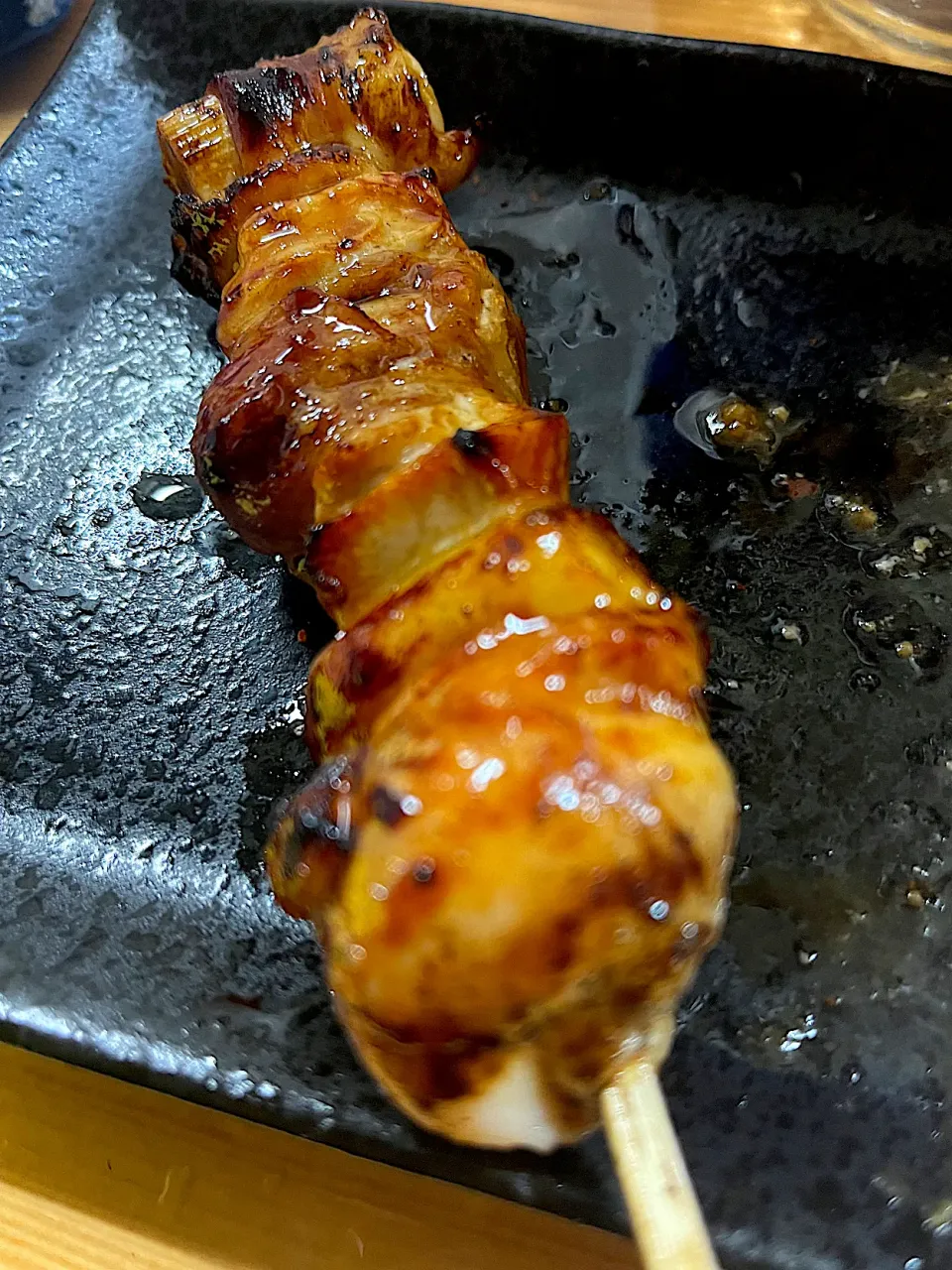 焼き鳥ネギ皮串|須佐浩幸さん