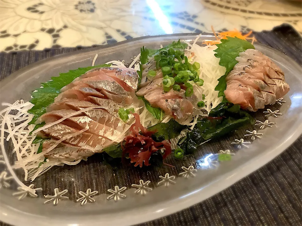 鯵のお刺身🐟😋|アライさんさん