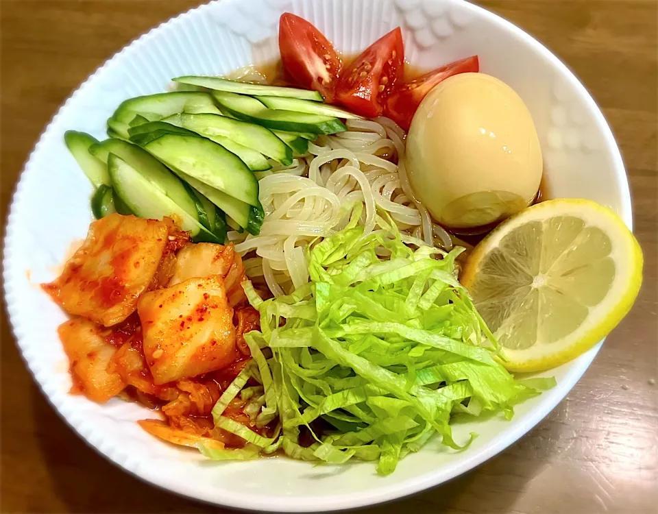 冷麺  昼食も冷たい麺だったなぁ…|リフルシャッフルさん