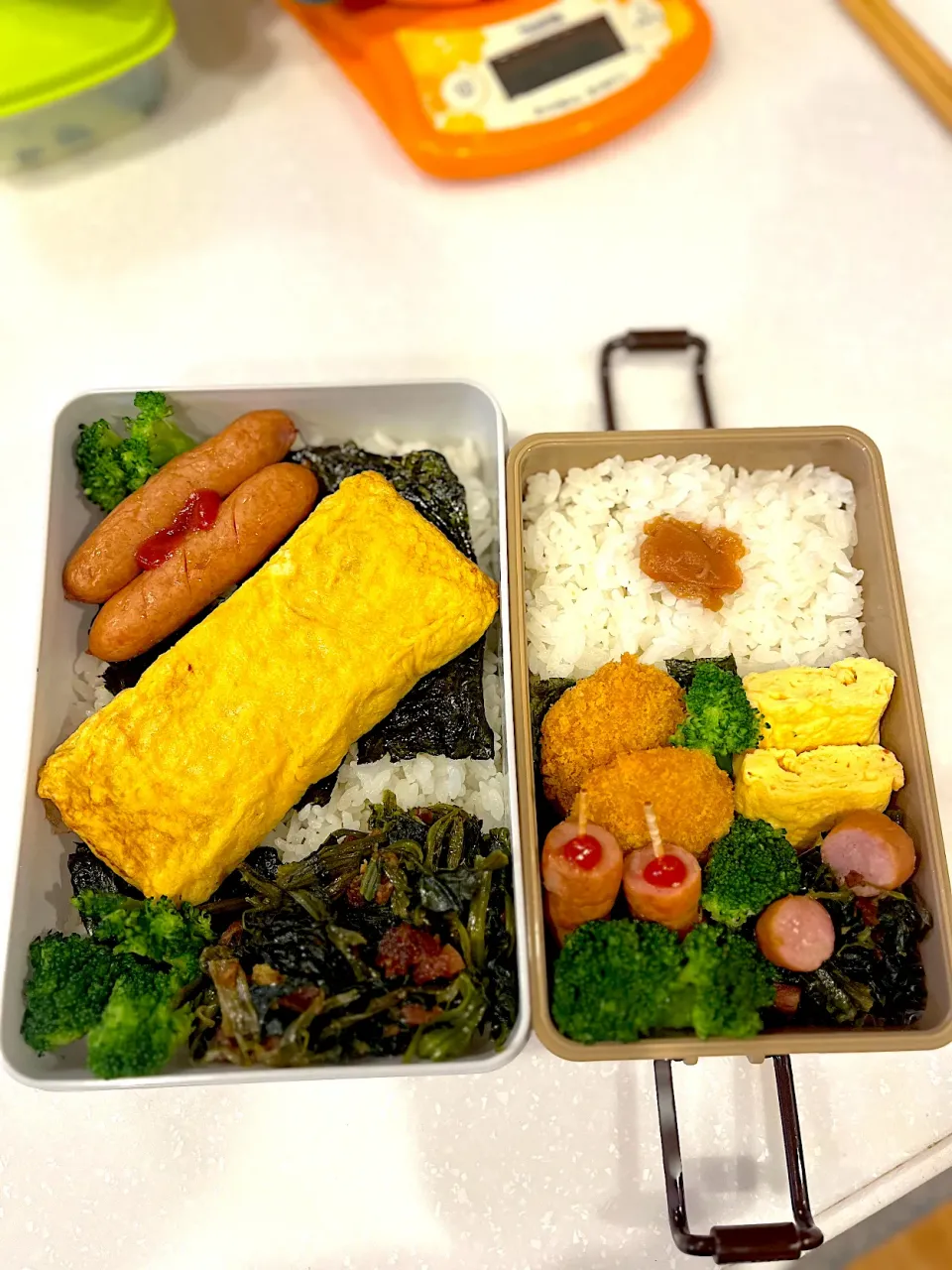 パパお弁当＆息子お弁当🍱|みぃこさん