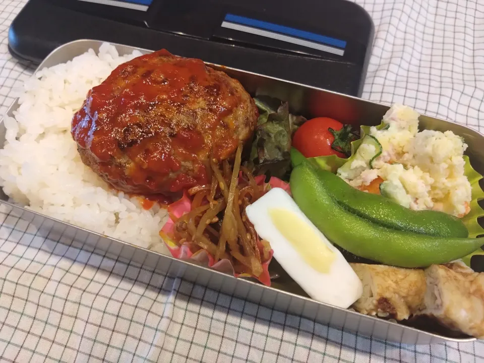 Snapdishの料理写真:ハンバーグ弁当　221|キャンディさん