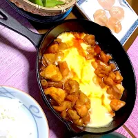 Snapdishの料理写真:スキレットでチーズタッカルビ| cerezoさん