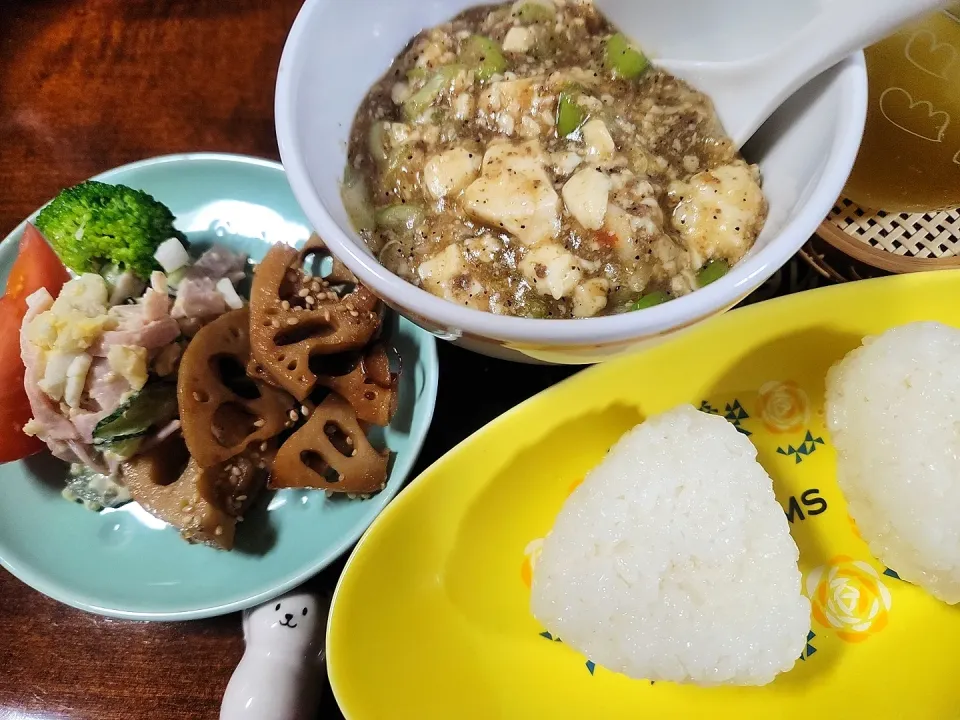 Snapdishの料理写真:牛ペッバー麻婆豆腐|aiさん