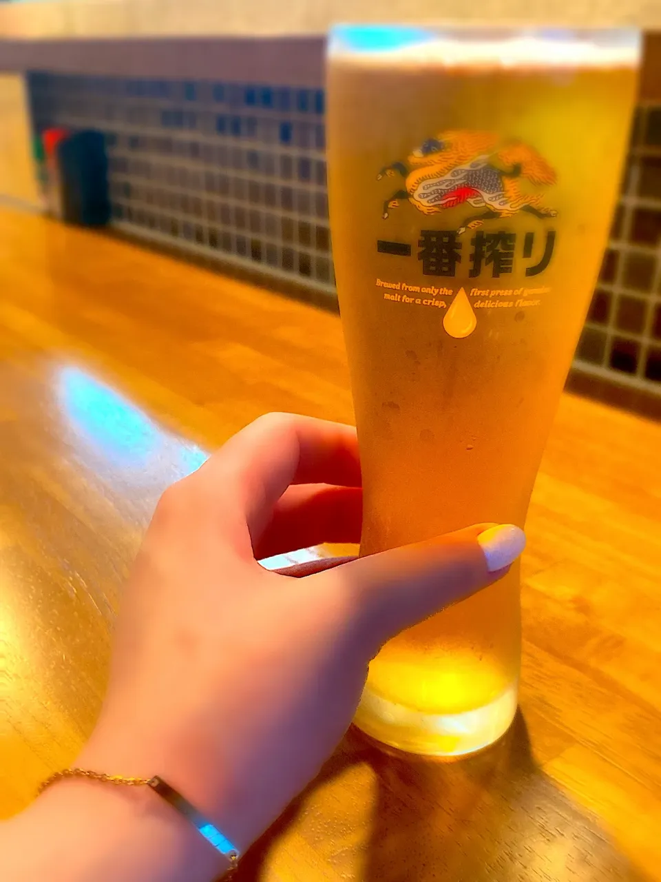 一汗かいた後のビールはサイコー🍻|ひとさんさん