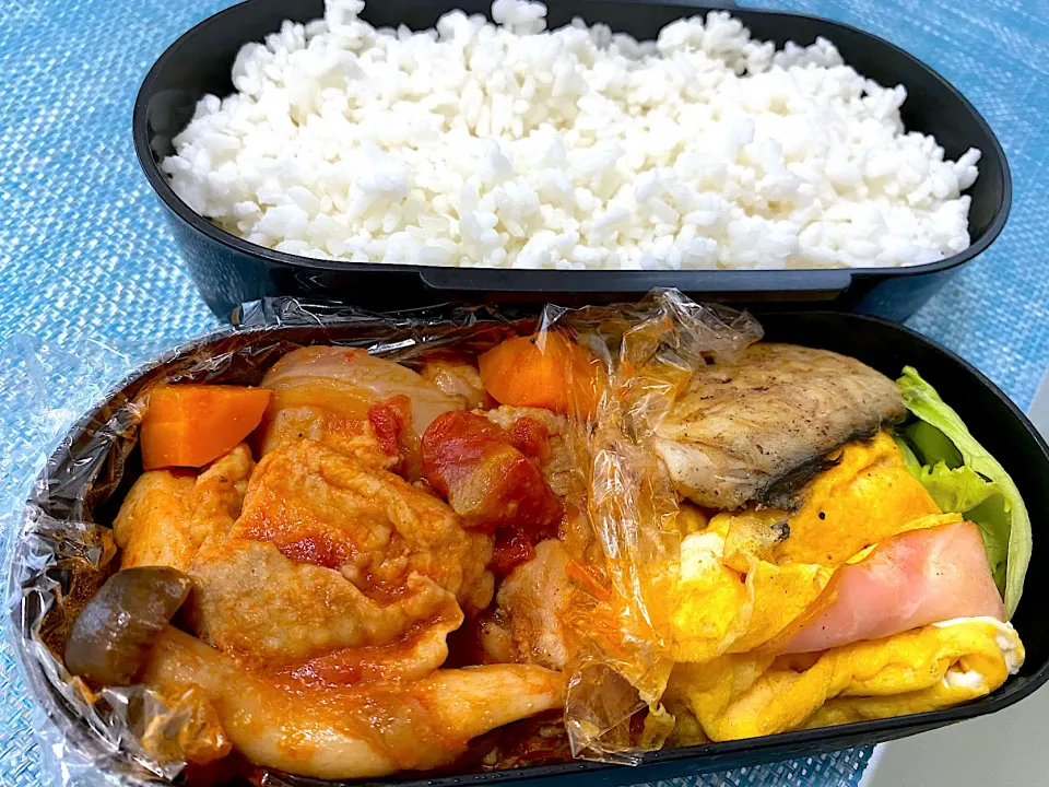 Snapdishの料理写真:単身赴任弁当77|単身赴任のっちさん