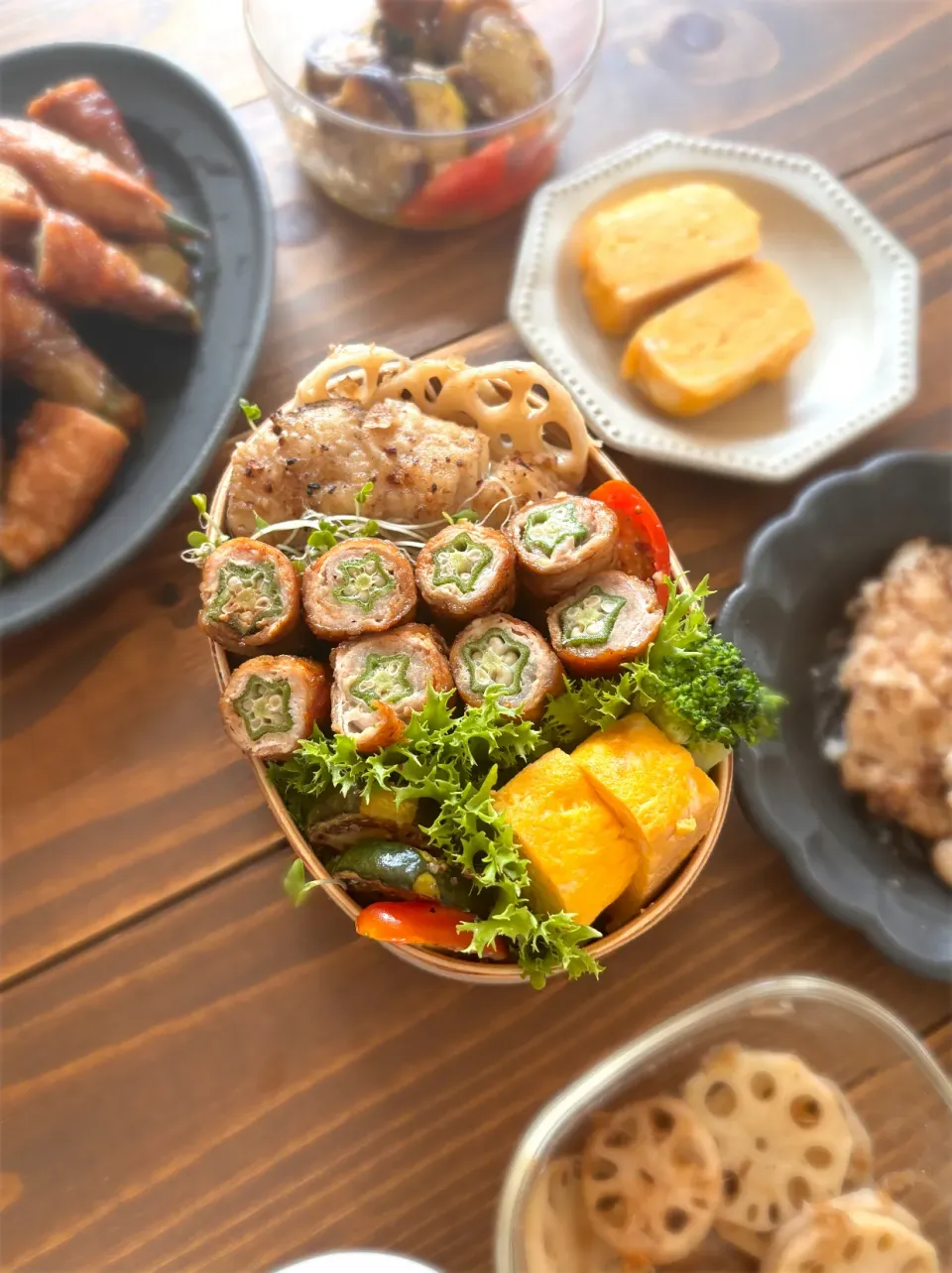 オクラの肉巻き|まみ🐻ྀིさん