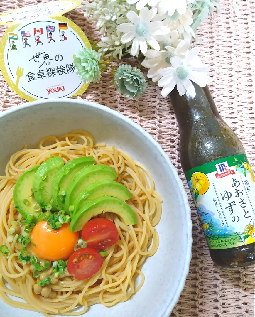 あおさとゆずの和風ドレッシングde
糖質OFF麺まぜそば ·͜·♡|fumiさん