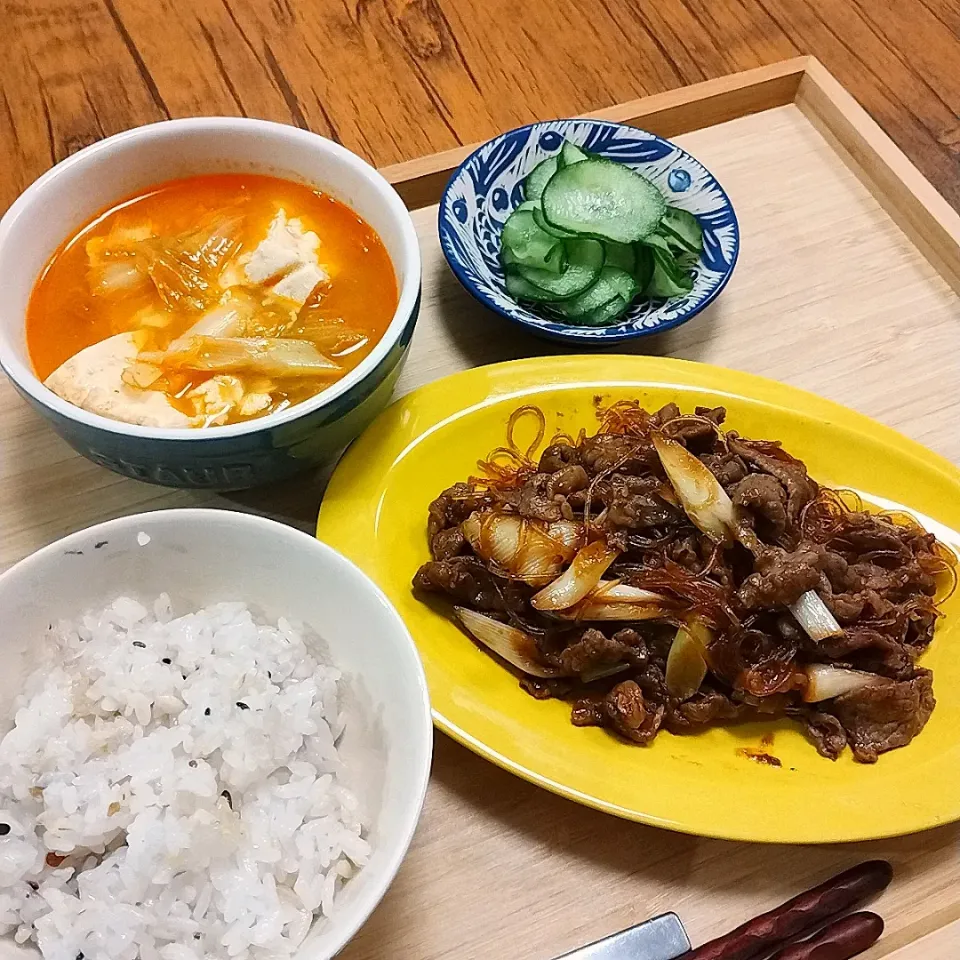 焼肉の日は安定のエバラ味|705さん