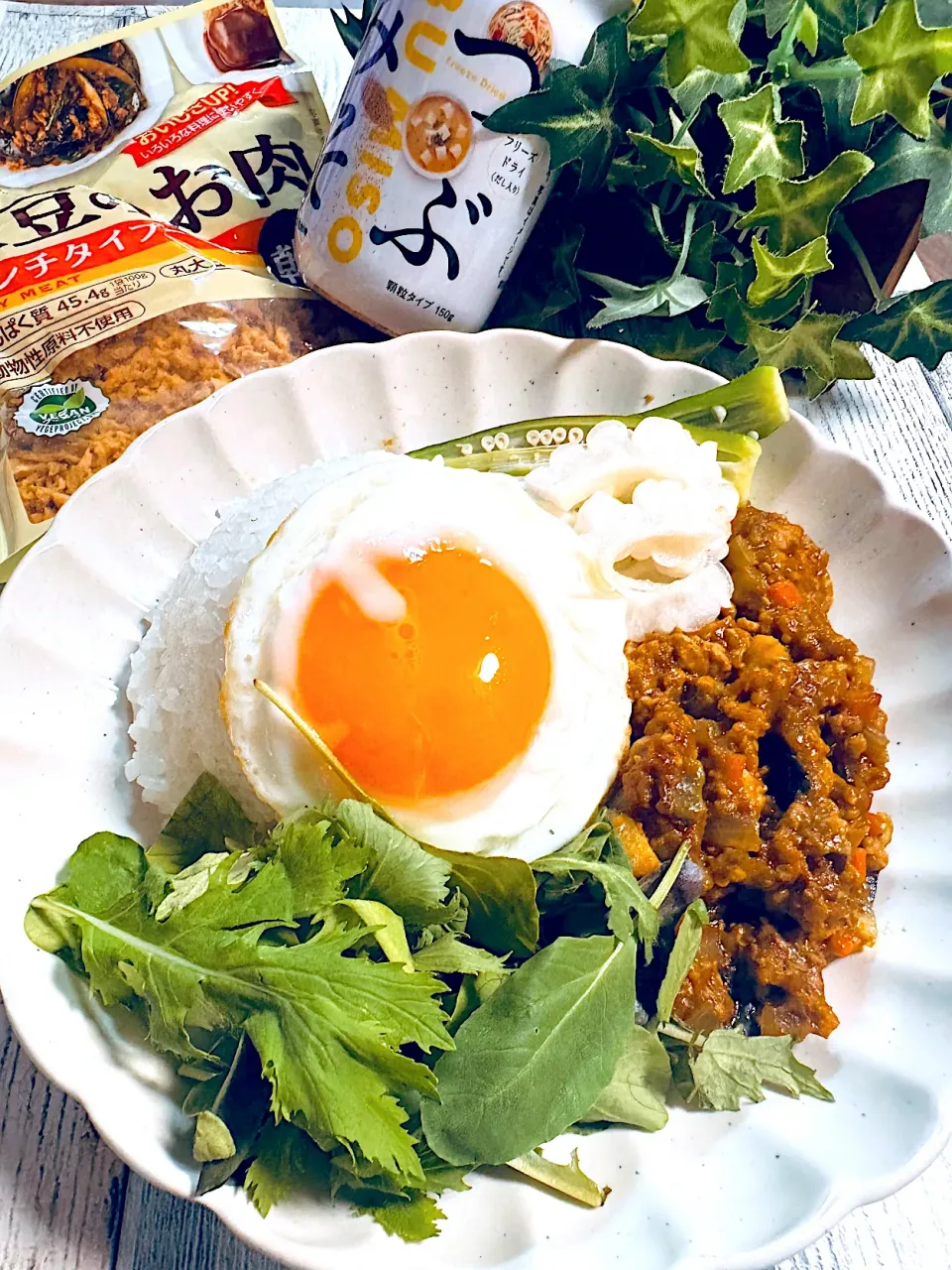 肉の日、29の日につぶみそ入り大豆のお肉キーマカレー🍛|🌺🌺Foodie🌺🌺さん