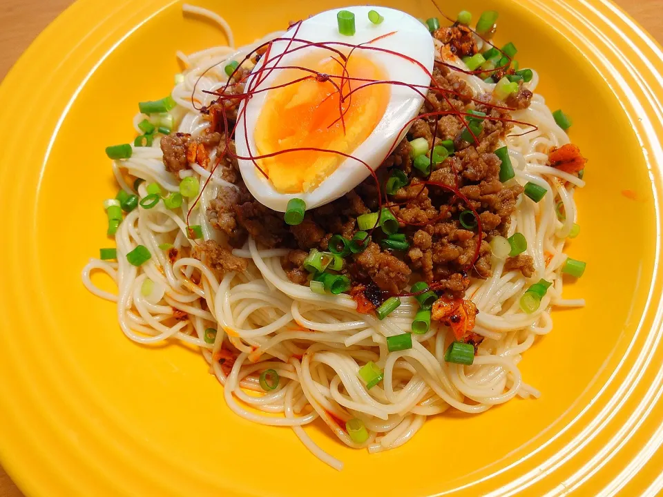 油そばならぬ油そうめん|cookingパパ五郎さん