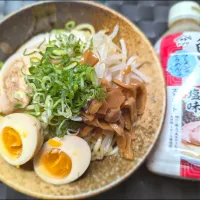 Snapdishの料理写真:鯛だしつゆで冷やしラーメン|chiaraさん