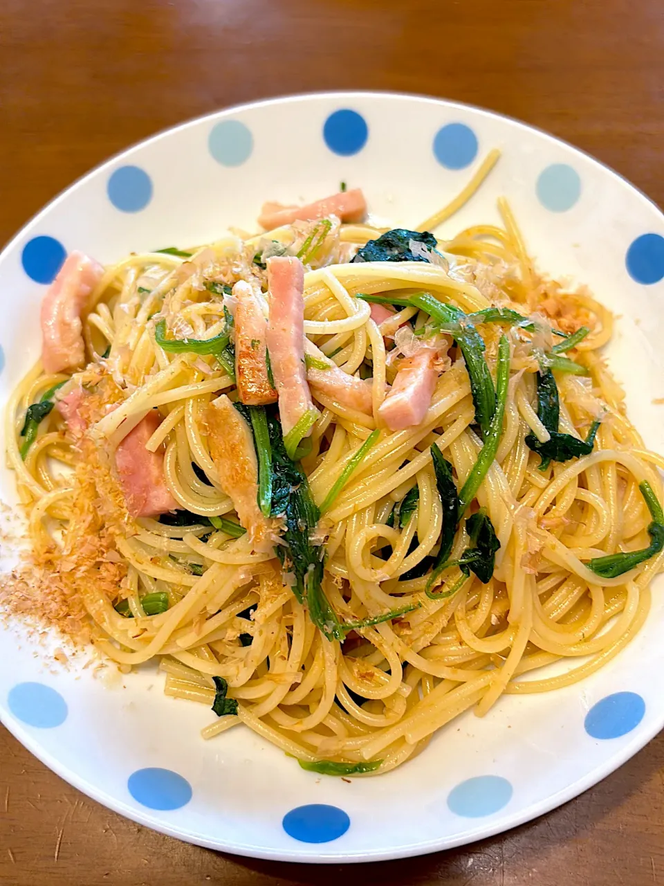 ほうれん草とベーコンのバター醤油スパゲティ|masaさん