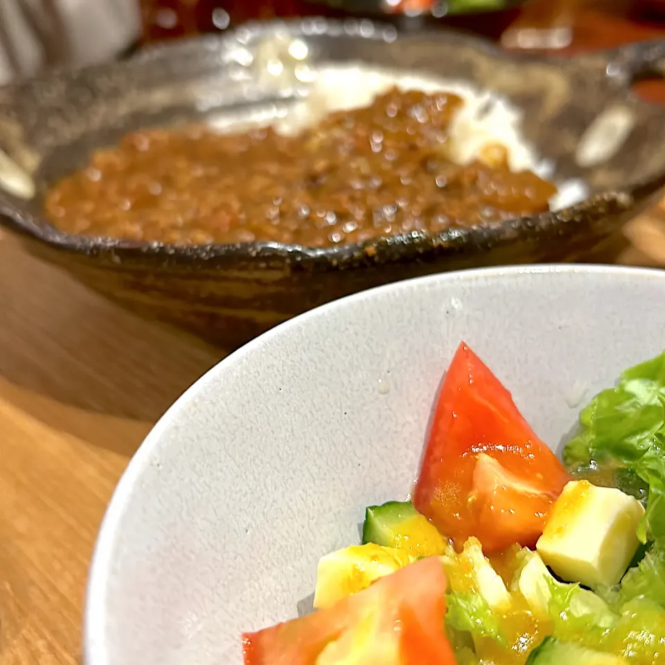 今日はキーマカレーのお夕飯|mokoさん