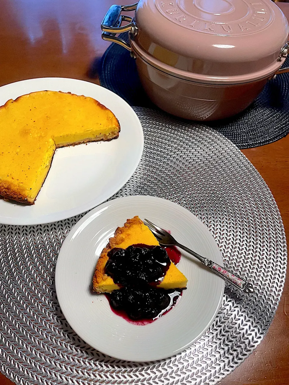 Snapdishの料理写真:お鍋でチーズケーキ|めんちゃんさん