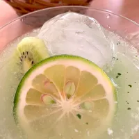 【朝から飲めるカクテル】                                           かぼす ノンアル カクテル🍸☺️✨