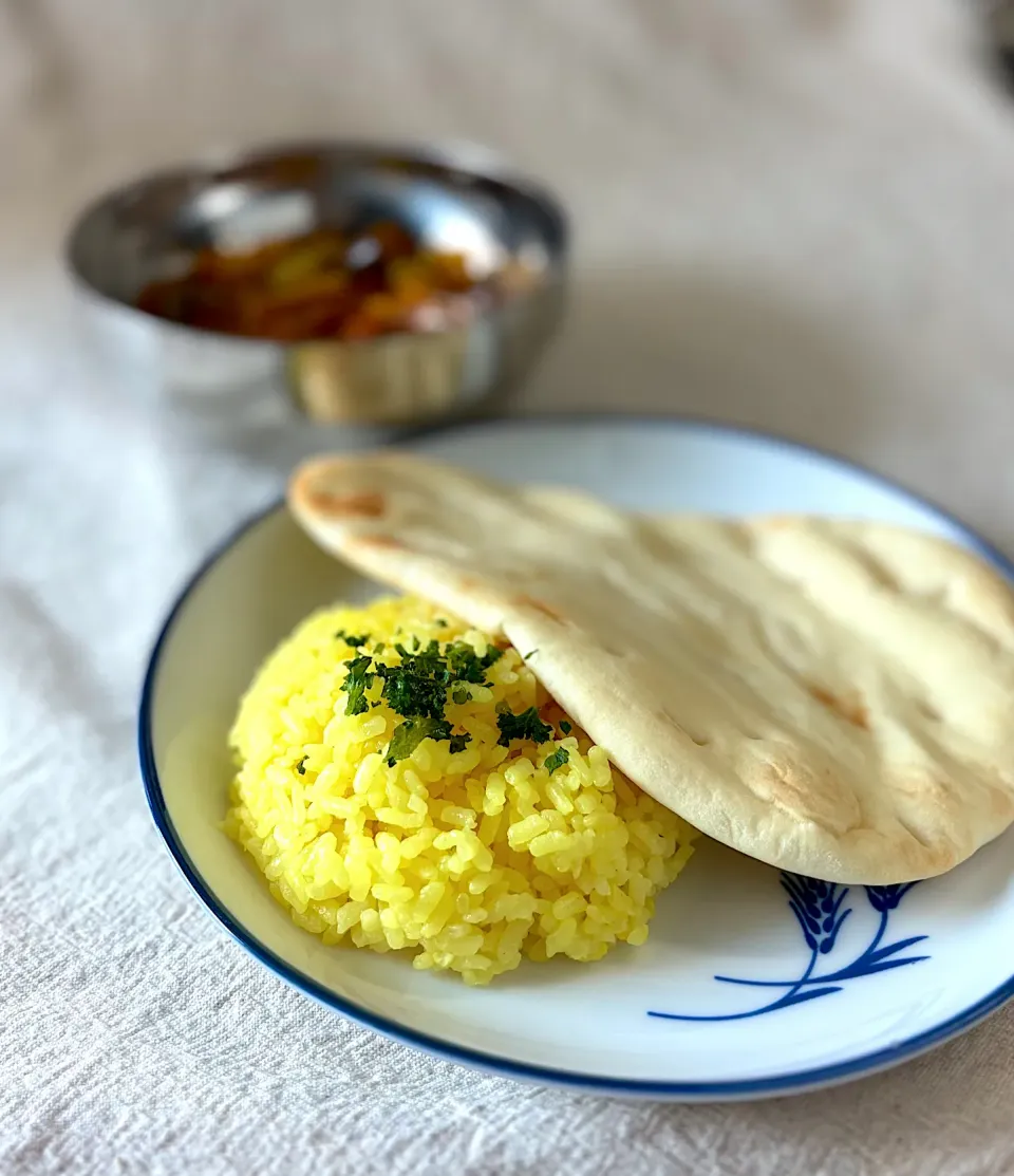 カレーにターメリックライス|かっちゃん杉さん