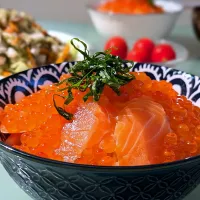 Snapdishの料理写真:海の親子丼❗