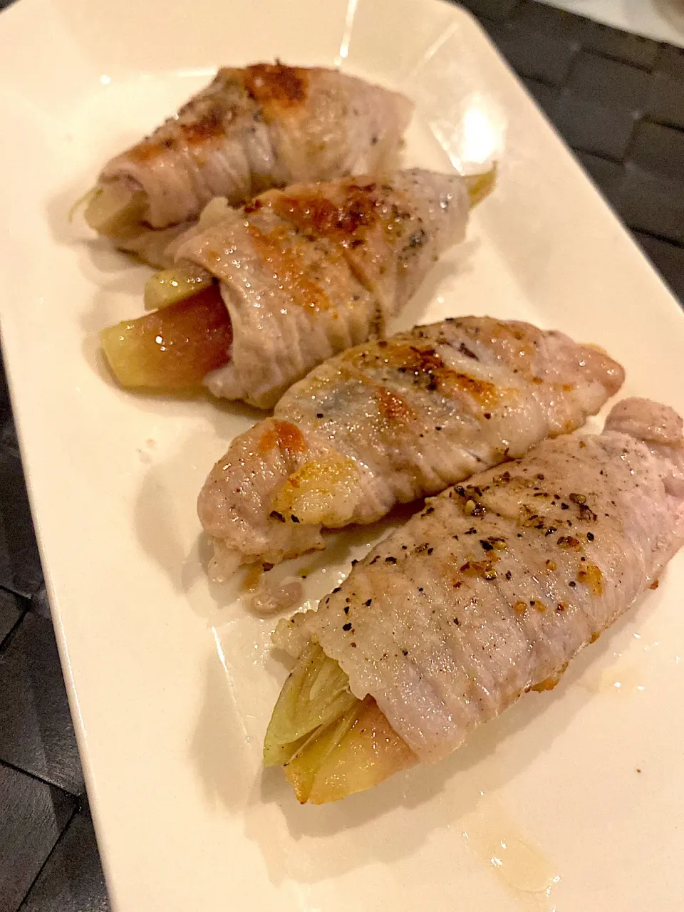 ミョウガの糠漬け肉巻き|okazuさん