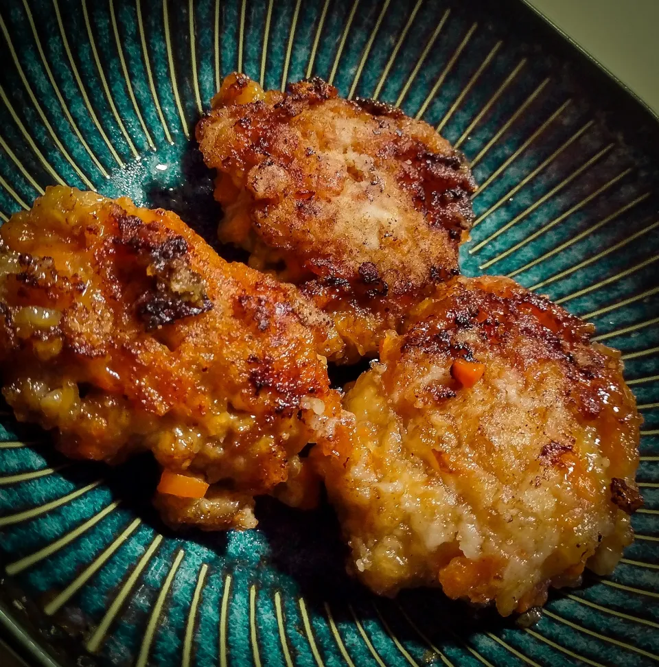 鶏もも肉と野菜刻みあげ、さつま揚げ風|O'samさん