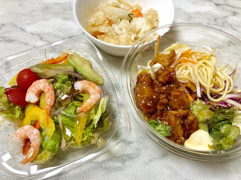 冷製パスタ🍝とアボカド🥑サラダ🥗|Kojiさん