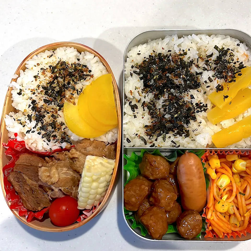 娘と息子のお弁当🍱|megさん