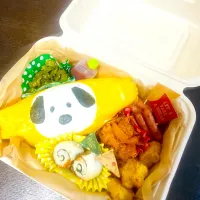 Snapdishの料理写真:オムライス弁当|mokamamaさん