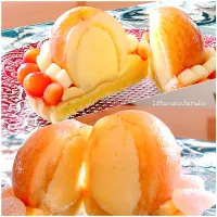 桃丸ごとタルト🍑