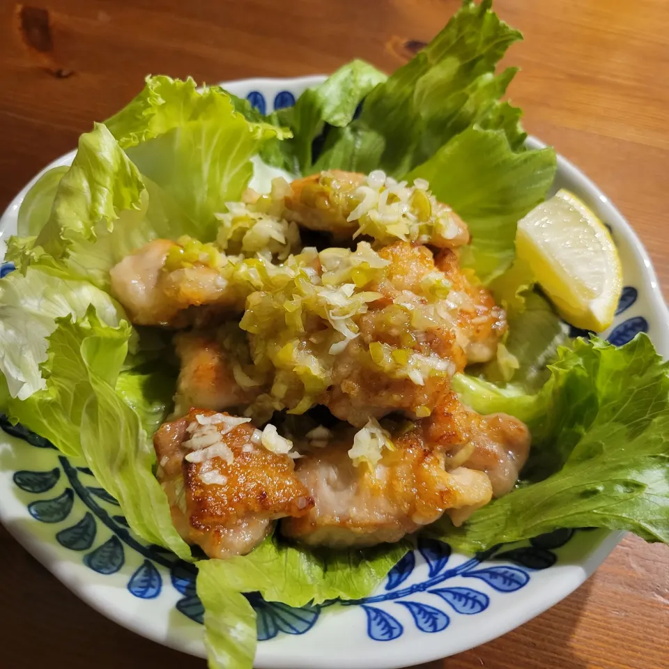 レモンねぎ塩チキン|あんさん