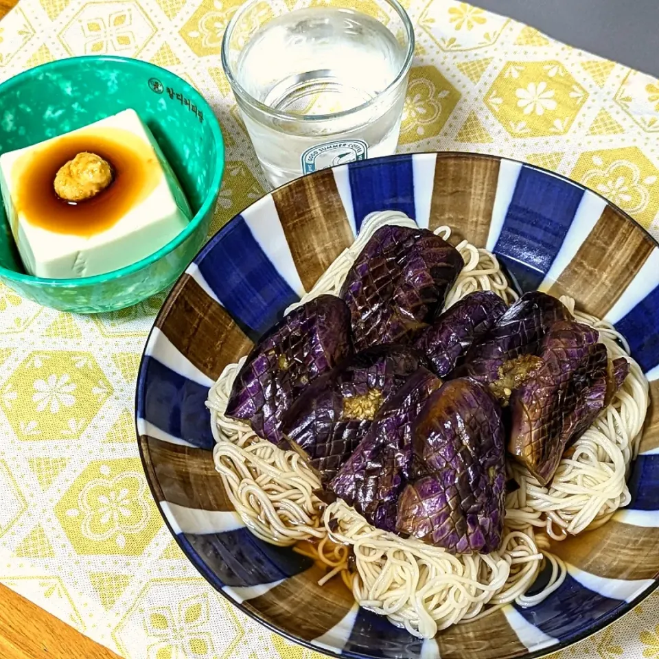 素麺と茄子の焼き浸し|柊さん