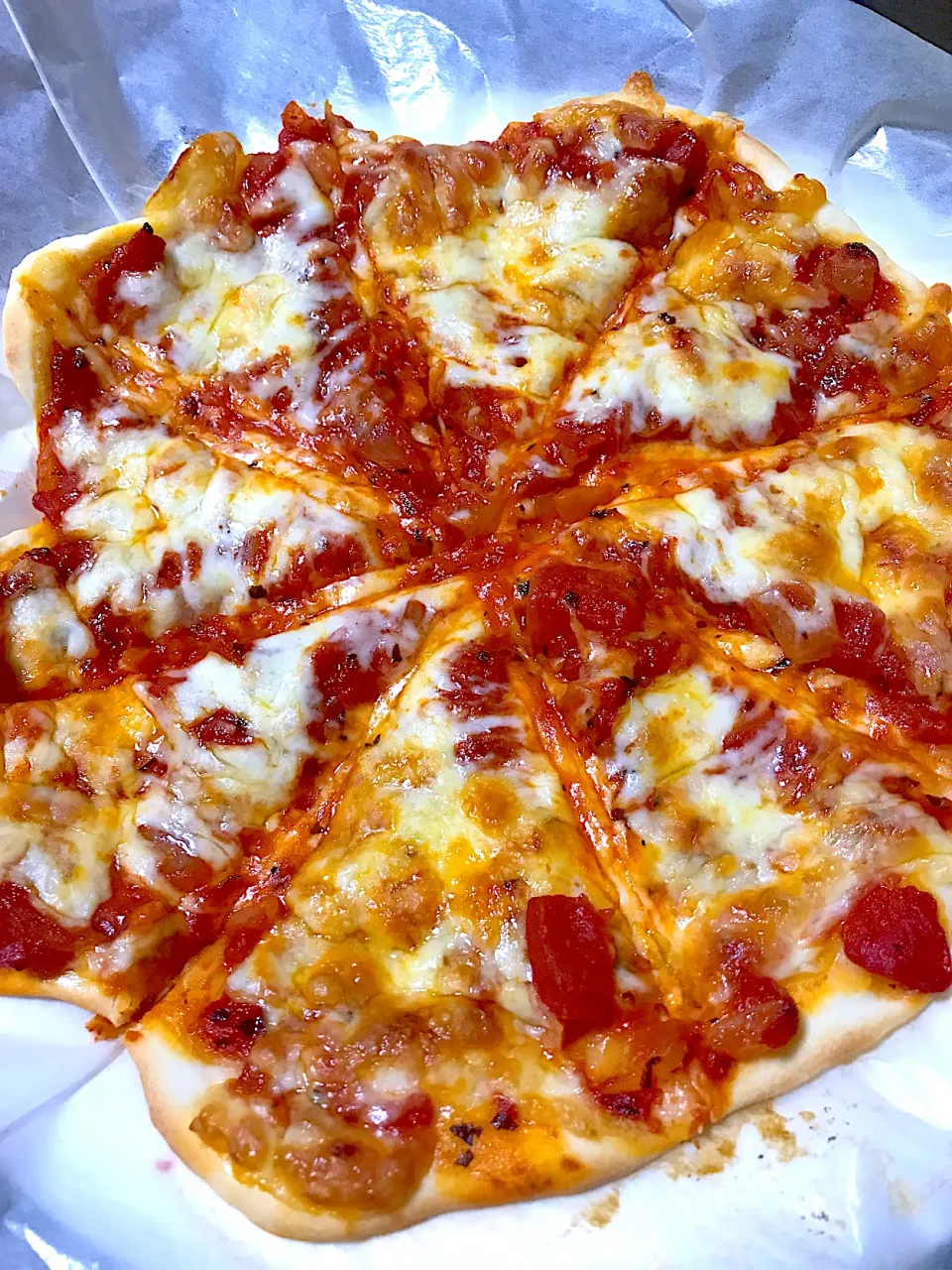 娘作！オリジナルレシピ生地もソースも激ウママルゲリータピッツァ|IGGYさん