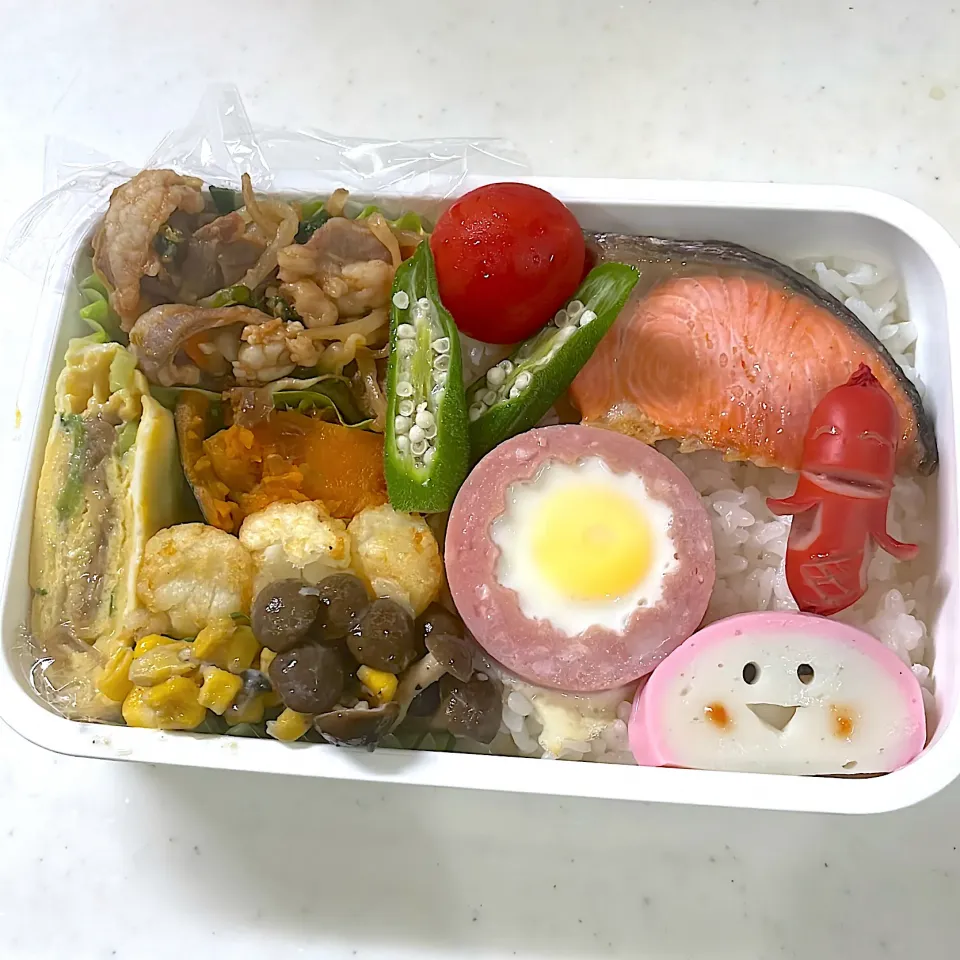 Snapdishの料理写真:2024年9月3日　オレ弁当♪|クッキングおやぢさん