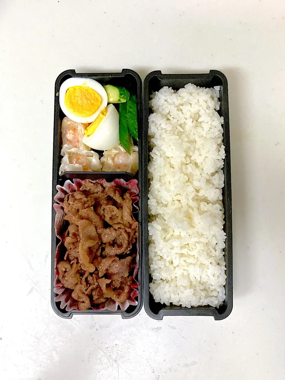 高3になった次男くんへ　夏休み明けの焼肉炒め弁当|晴れ時々弁当さん