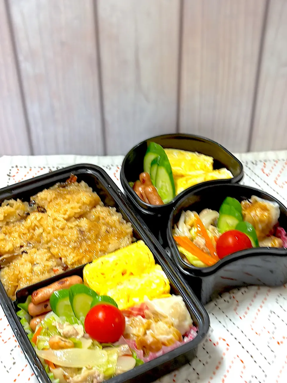 野菜炒め弁当|アッキーさん