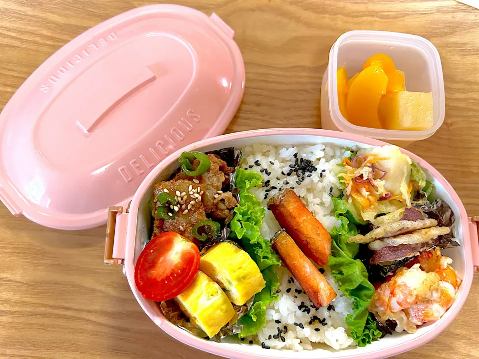 今日の中学生弁当|ルビままさん