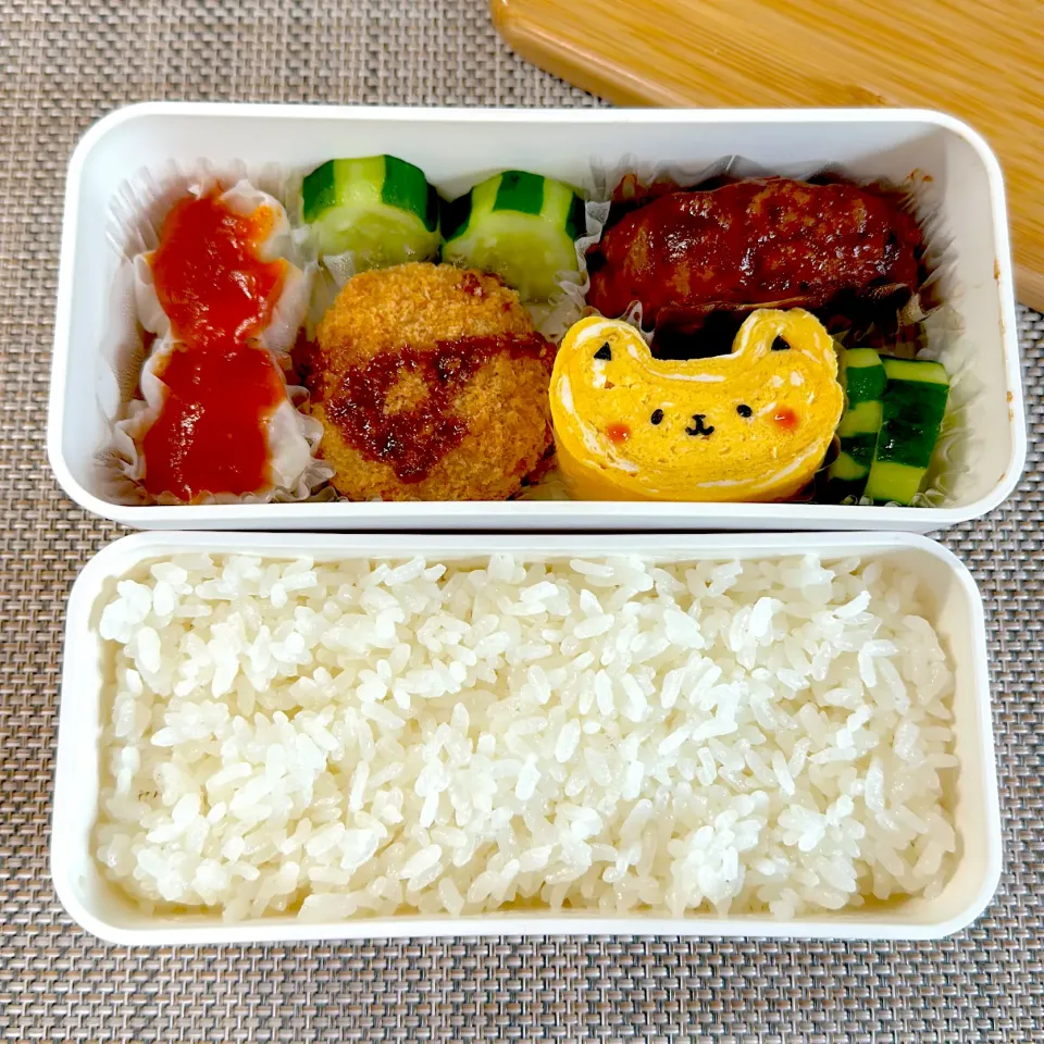 娘弁当。ちょっとキャラ弁。|ゆーこ。さん