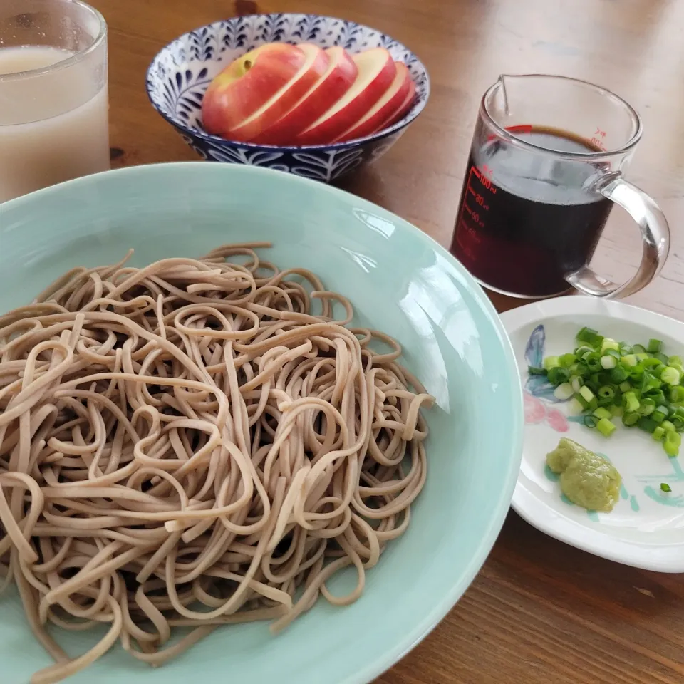 今朝もソバ & ソバ湯|あんさん