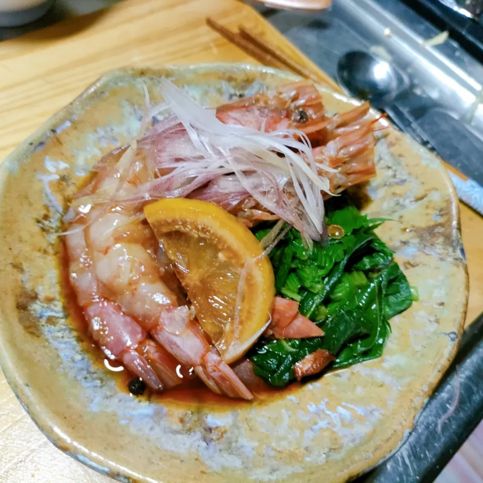 Snapdishの料理写真:酔っ払いエビ|内原剛さん