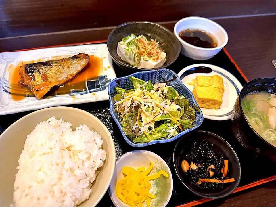 Ａランチ　鯖の味噌煮|古山さん