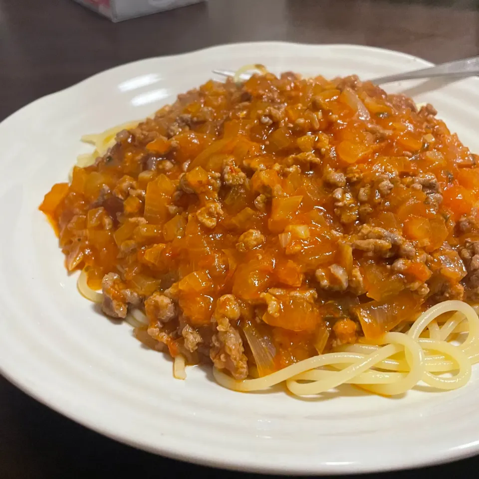 Snapdishの料理写真:アンナマンマ de ミートソース🍝|りさこさん